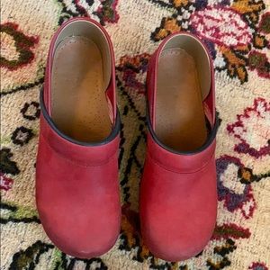 Red Dansko Clogs Size 40